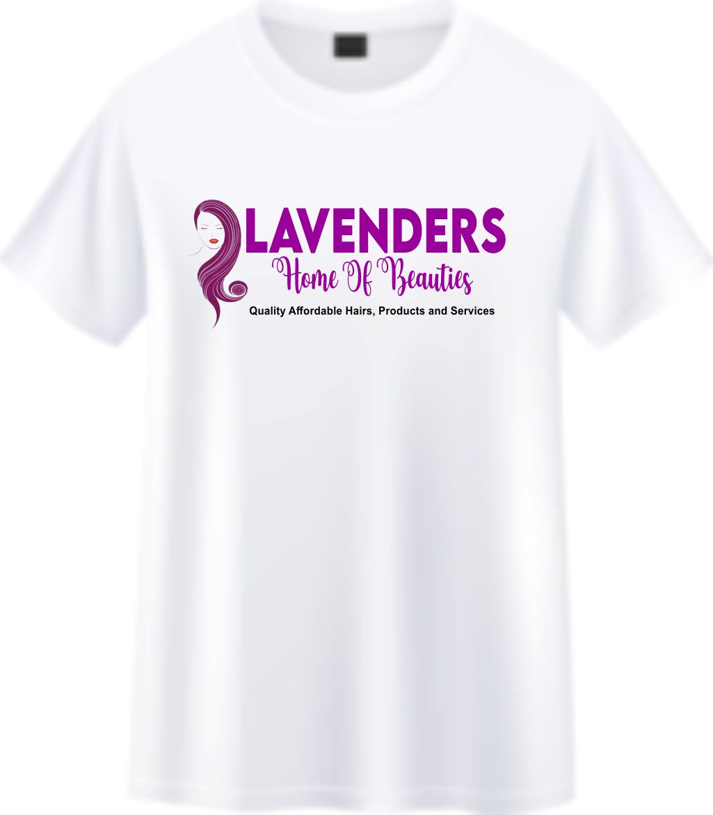Lavender White T-shirt
